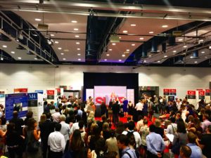 DevX2016 attendees gather for the Peer, People's Choice, Validation, and Seed Funding Award announcements