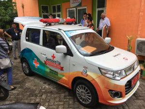 vehicle in Makassar, Malaysia help provide health services