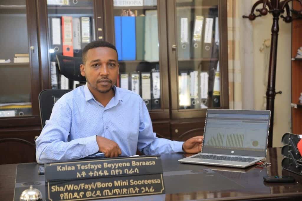 Tesfaye Beyene, Shebedino District Health Office head.